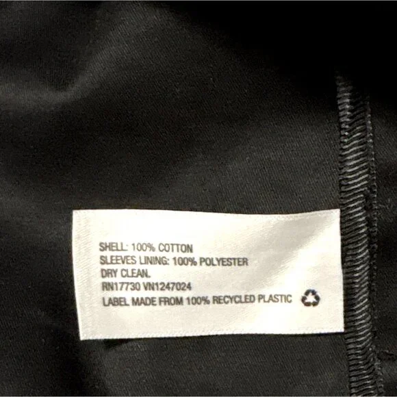 3.1 Phillip Lim 20th Anniversary Collection Black Double-Breasted Trench Coat L - Picture 5 of 5